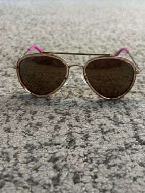 Lilly Pulitzer Pink & Gold Elliot Sunglasses